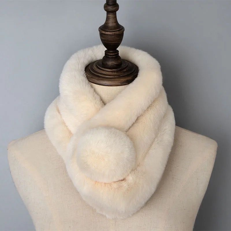 White color Winter Scarf